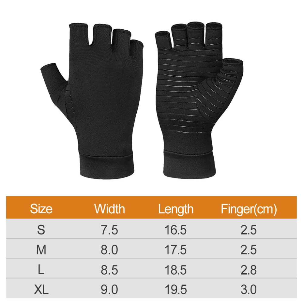 Copper Infused Compression Gloves
