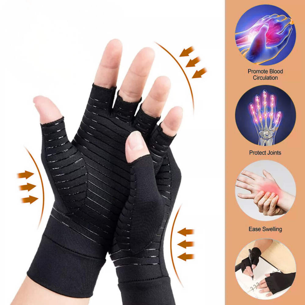Copper Infused Compression Gloves